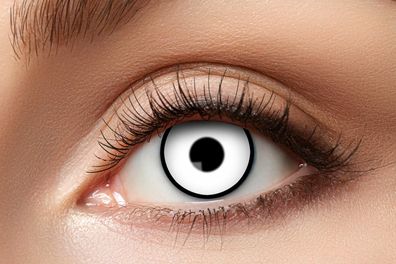 White manson Kontaktlinse mit Sehstärke . Durchmesser 14,5 mm. Jahreslinse
