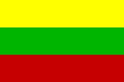 Fahne Flagge Litauen Premiumqualität