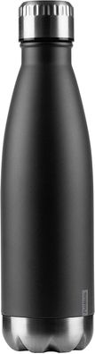 Helios Edelstahl-Isolierflasche 0,5 l schwarz 1502-002