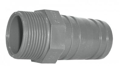 Schlauchtülle 40 mm mit 1 1/4“ AG aus PVC