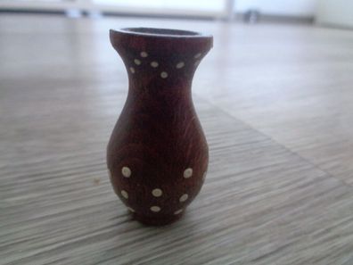Vase Miniatur für Setzkasten oder Puppenstube bauchig 3,7cm