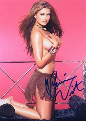 SEXY Original Autogramm CERINA Vincent auf Großfoto (COA)