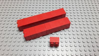 Lego 20 Basic Steine 2x2 hoch Rot 3003 Legos haben Katzer