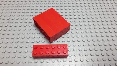 Lego 5 Basic Steine 2x6 hoch rot 2456 Set 7065 7978 7930 6864