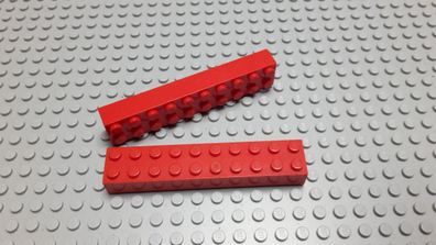 Lego 2 Basic Steine 2x10 hoch Rot Nummer 3006