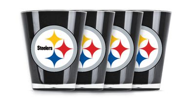 NFL Pittsburgh Steelers 4er Set Shot Gläser Schnaps Glas Schnapsglas 4 Stück