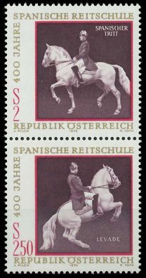 Österreich 1972 Block 2 SZd1 postfrisch SENKR PAAR X24F4F2