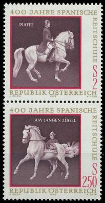 Österreich 1972 Block 2 SZd2 postfrisch SENKR PAAR X24F4FA