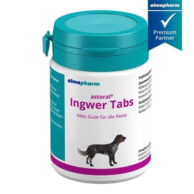 almapharm Ingwer Tabs 30 Tabletten Ergänzungsfuttermittel für Hunde mit 6% Ingwer