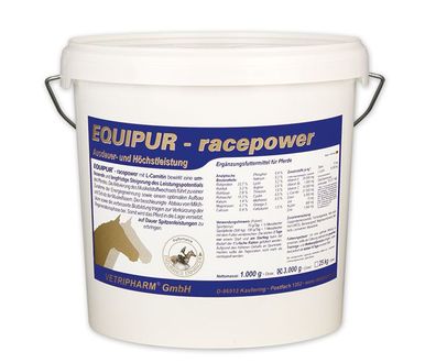Vetripharm Equipur Racepower 3000g Ergänzungsfuttermittel für Pferde