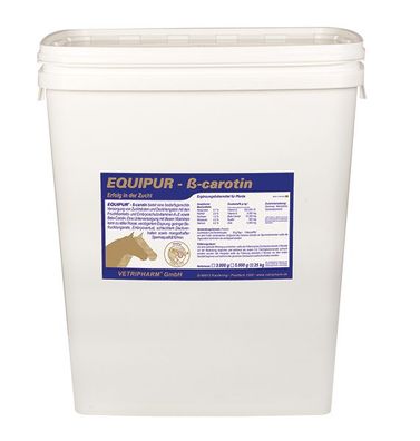Vetripharm Equipur ß-CAROTIN 25kg Ergänzungsfuttermittel für Pferde