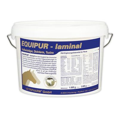Vetripharm Equipur Laminal 3000g Diät- Ergänzungsfuttermittel für Pferde