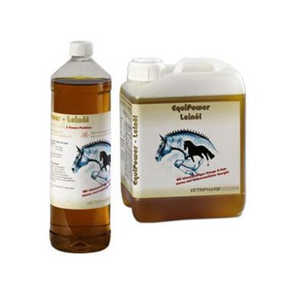 Vetripharm EquiPower Leinöl 2,5 Liter Einzelfuttermittel für Pferde