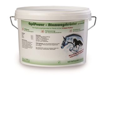 Vetripharm EquiPower Atemwegskräuter Ergänzungsfuttermittel für Pferde 1,5kg