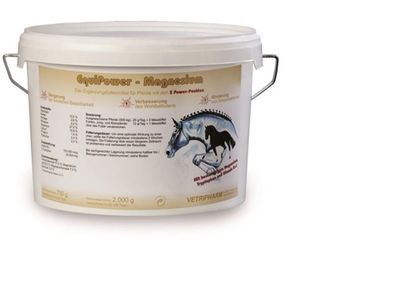Vetripharm EquiPower Magnesium 2000g Ergänzungsfuttermittel für Pferde