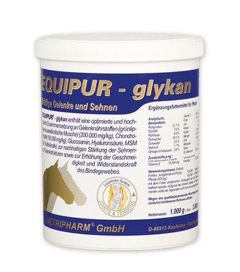Vetripharm Equipur GLYKAN 1000g Ergänzungsfuttermittel für Pferde