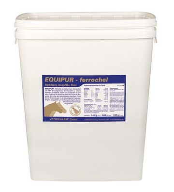 Vetripharm Equipur Ferrochel 25kg Ergänzungsfuttermittel für Pferde