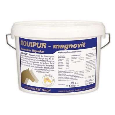 Vetripharm Equipur Magnovit 3000g Ergänzungsfuttermittel für Pferde