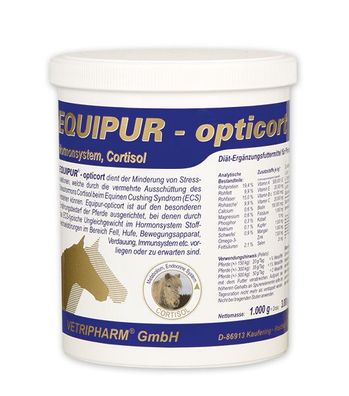 Vetripharm Equipur Opticort 1000g Diät- Ergänzungsfuttermittel für Pferde