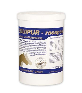 Vetripharm Equipur Racepower 1000g Ergänzungsfuttermittel für Pferde