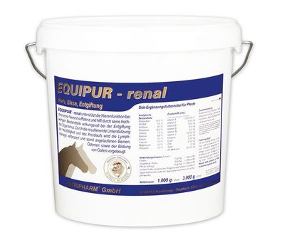 Vetripharm Equipur RENAL 3000g Diät- Ergänzungsfuttermittel für Pferde
