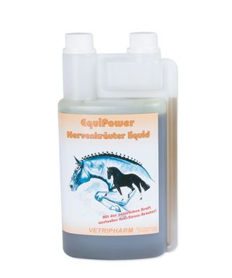 Vetripharm EquiPower Nervenkräuter Liquid 1 l Ergänzungsfuttermittel für Pferd