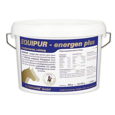 Vetripharm Equipur Energen PLUS 3000g Ergänzungsfuttermittel für Pferde