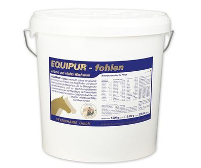 Vetripharm Equipur FOHLEN 6000g Mineralfuttermittel für Pferde