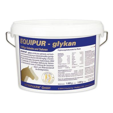 Vetripharm Equipur GLYKAN 3000g Ergänzungsfuttermittel für Pferde