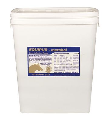 Vetripharm Equipur Metabol 25kg Diät- Ergänzungsfuttermittel für Pferde