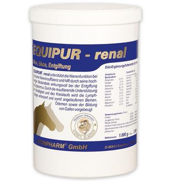 Vetripharm Equipur RENAL 1000g Diät- Ergänzungsfuttermittel für Pferde
