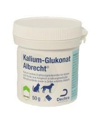 Albrecht Kalium-Glukonat 50g Ergänzungsfuttermittel für Katzen und Hunde