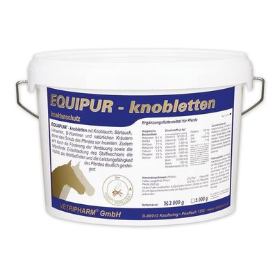 Vetripharm Equipur Knobletten 5000g Ergänzungsfuttermittel für Pferde