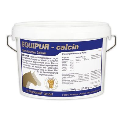Vetripharm Equipur CALCIN 5000g Ergänzungsfuttermittel für Pferde
