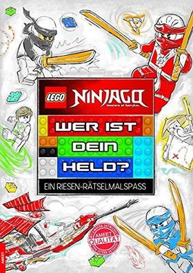 LEGO® Ninjago™ Wer ist dein Held? Rätselbuch Malbuch Spinjitzu ausmalen