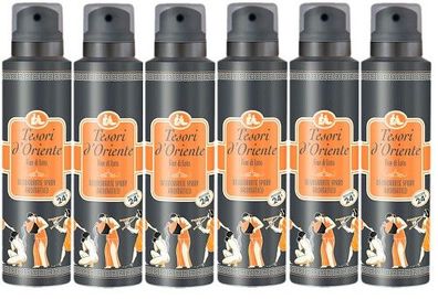 TESORI D´Oriente Fior di Loto 6 x 150ml Deodorant Spray
