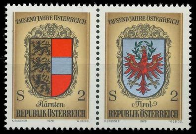 Österreich 1976 Nr 1522 30 WZdc postfrisch WAAGR PAAR X255B56