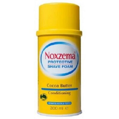 Noxzema Cocoa Butter Rasierschaum 1 x 300ml Spender gelb