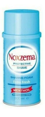 Noxzema Menthol Refreshing Rasierschaum 1 x 300ml Spender blau