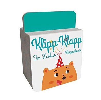 Klipp-Klapp-Klapperbuch Zirkus Papp-Bilderbuch stabil NEU