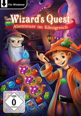 Wizard´s Quest Abenteuer im Königreich - Match 3 - 3 Gewinnt Spiel - PC Download