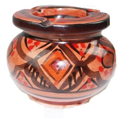 Marokkanischer Sturmaschenbecher Aschenbecher Keramik Windascher handbemalt "mittel"