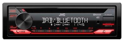JVC KD-DB622BT 1 DIN Autoradio CD MP3 DAB Bluetooth USB iPod AUX-IN inkl Antenne