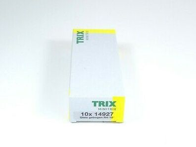 Minitrix ( Trix ) N 14927, 10x gebogenes Gleis R 4 - 15°, neu, OVP
