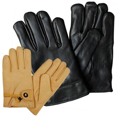 MFH Western Fingerhandschuhe, Leder Handschuhe gefüttert, Farbe und Größe wählbar