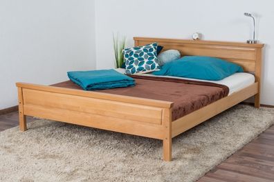 Doppelbett / Gästebett Wooden Nature 141 Buche massiv natur - 160 x 200 cm (B x