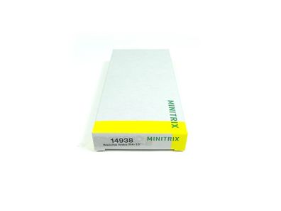 Minitrix N 14938, Weiche links R4 15°, neu, OVP