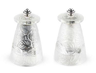 Peugeot Lalique DUO Pfeffer- und Salzmühle in der Geschenkpackung
