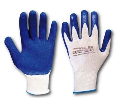 12 Paar Latex Arbeitshandschuhe Handschuhe Gärtnerhandschuhe