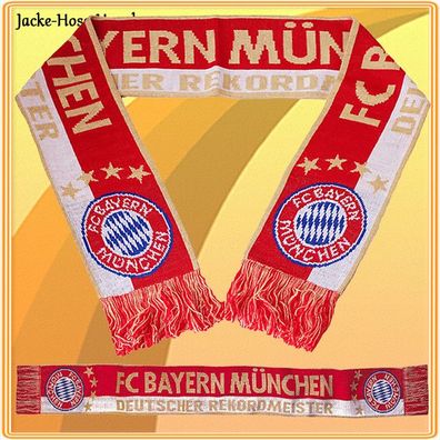 Fanschal Schal FC Bayern München Rekordmeister